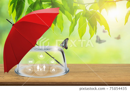 Protection concept, Glass dome. Protection concept, Glass dome. 75854435