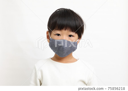 A child with a mask A child with a mask 75856218