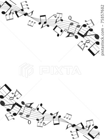 活潑的音符框架 no.04 75857682