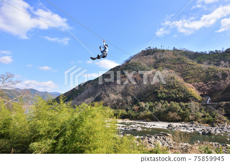 Shimanto River Zipline Road Station Shimanto Towa Shimanto City, Kochi Prefecture Shimanto River Zipline Road Station Shimanto Towa Shimanto City, Kochi Prefecture 75859945