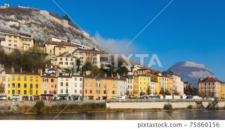 Right bank of Isere in Grenoble Right bank of Isere in Grenoble 75860156