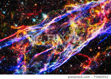 Cluster of stars. Nebula. Elements of this image furnished by NASA Cluster of stars. Nebula. Elements of this image furnished by NASA 75860932