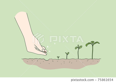 Agriculture, environment, new life concept Agriculture, environment, new life concept 75861654