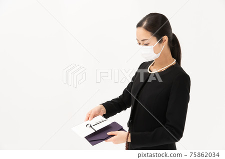 香袋，喪服女面具 75862034