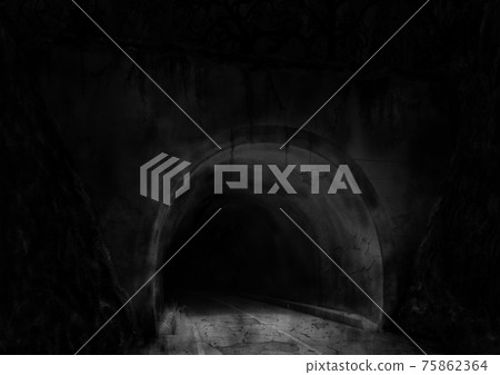 破裂的被放棄的隧道黑色 破裂的被放棄的隧道黑色 75862364