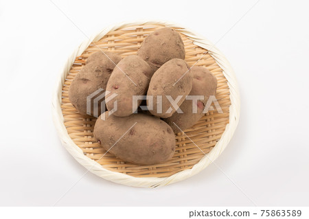 Potato with soil destroyer 75863589