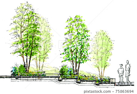 Park sketch 75863694