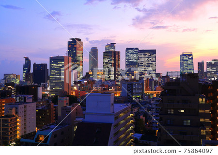 Nagoya city landscape 75864097