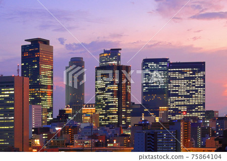 Nagoya city landscape 75864104