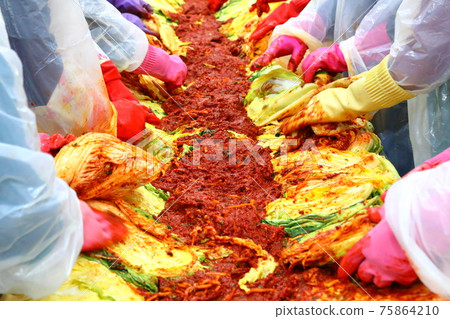 韓國食品，韓國食品，K食品，傳統食品，雞肉，泡菜 75864210