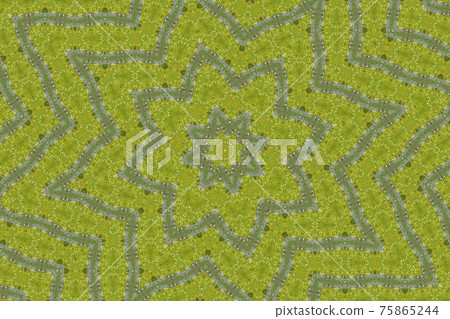 Geometric pattern design by mosaic technique 75865244