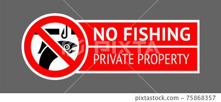 Label No ice fishing 75868357