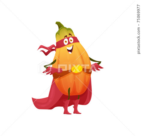 Fruit superhero, papaya as super hero, cartoon Fruit superhero, papaya as super hero, cartoon 75869977