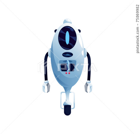 Robot on one wheel isolated automation machine 75869982