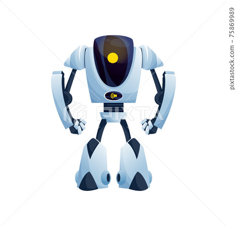 Modern robot hi-tech character folding legs, arms Modern robot hi-tech character folding legs, arms 75869989