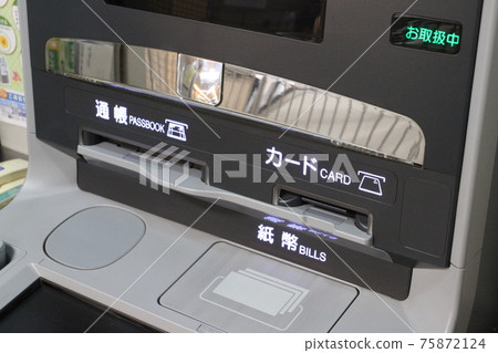 Automatic teller machine installed at the station Automatic teller machine installed at the station 75872124