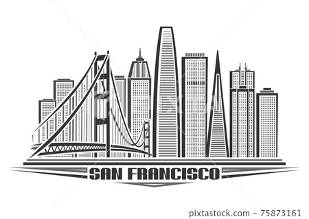 Vector illustration of San Francisco 75873161