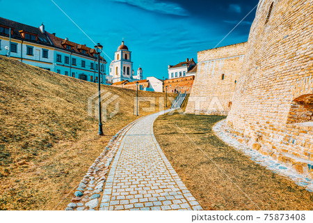 Bastion of the Vilnius City Wall. Lithuania. Bastion of the Vilnius City Wall. Lithuania. 75873408