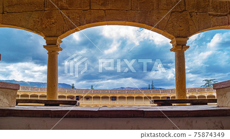 Bull arena in the Spanish town of Ronda Bull arena in the Spanish town of Ronda 75874349