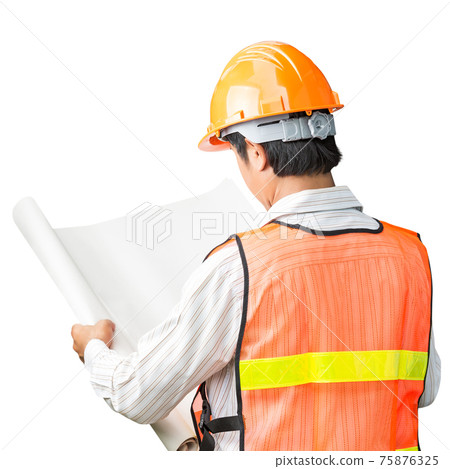 Engineer man isolated 75876325