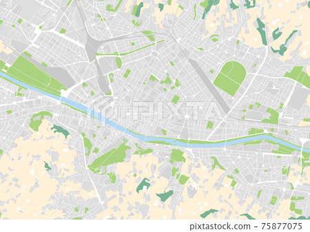 vector city map of Florence, Italy vector city map of Florence, Italy 75877075