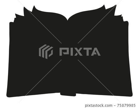 Vector sketch. Open book Vector sketch. Open book 75879985