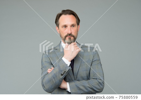 confident manager. mature businessman in formal suit. confident manager. mature businessman in formal suit. 75880559