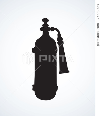 Plesiosaur dinosaur. Vector drawing 75880725