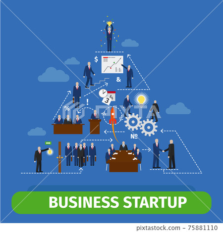 Business pyramid infographics - Stock Illustration [75881110] - PIXTA