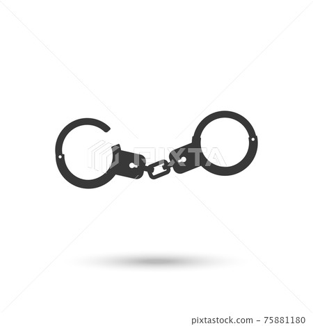 Handcuffs icon Handcuffs icon 75881180