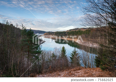 Dhunn water reservoir, Bergisches Land, Germany Dhunn water reservoir, Bergisches Land, Germany 75882025