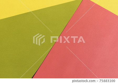 Abstract bright green, pink and yellow colored paper texture. Abstract bright green, pink and yellow colored paper texture. 75883100