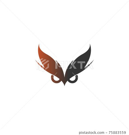 Owl logo vector icon design template - Stock Illustration [75883559 ...
