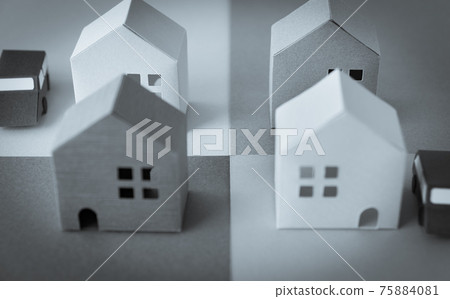 Border with adjacent house Border Land Real estate Border with adjacent house Border Land Real estate 75884081