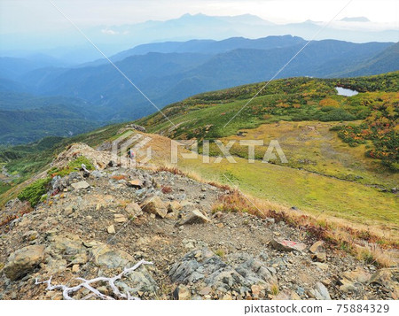 Northern Alps, Mt. Yukikura-Mt. Asahi 75884329