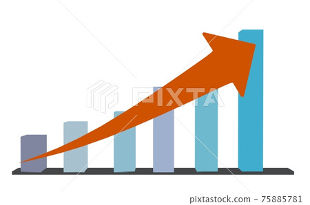 改善經濟的快樂條形圖的圖像 75885781