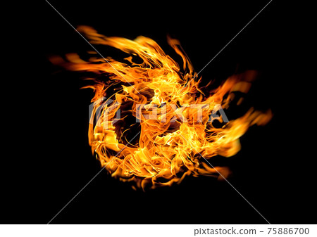 fiery, blaze, flame - Stock Illustration [75886700] - PIXTA