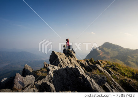 Doi Pha Tang at sunset. 75887428