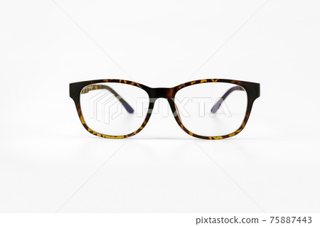 Glasses on white background. Glasses on white background. 75887443