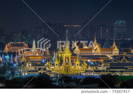 Royal funeral pyre. Royal funeral pyre. 75887457