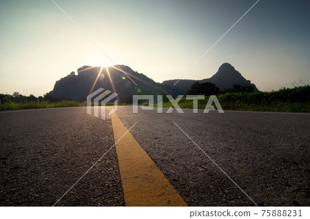 Road in the mountain 75888231