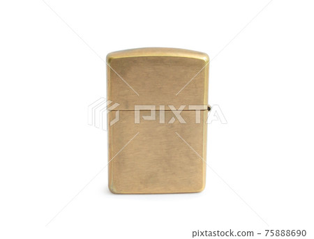 vintage lighter on a white background. vintage lighter on a white background. 75888690