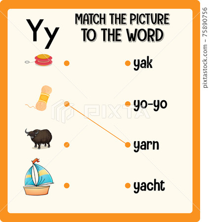 Match the picture to the word worksheet for children Match the picture to the word worksheet for children 75890756