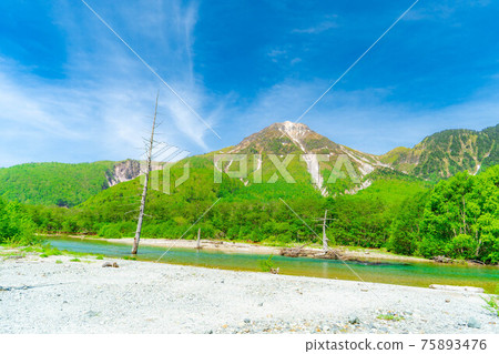 初夏的神iko町Azusa河和Yake山[長野縣] 75893476