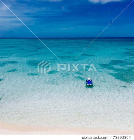 [Yoron Island] Blue sky and coral sea 75893504