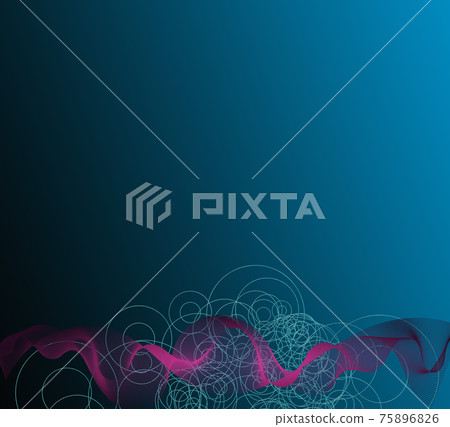 Trendy abstract liquid marine background shapes 75896826