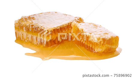 Honey isolated on a white background Honey isolated on a white background 75896902