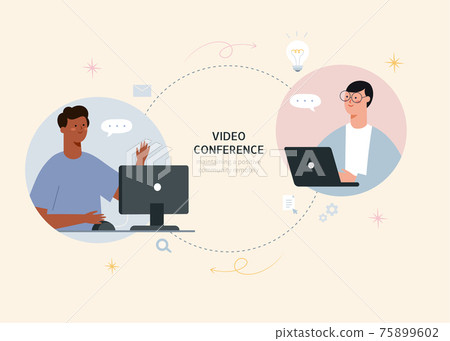 Business video conference 75899602
