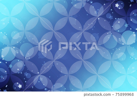 Fantastic cloisonne pattern background rectangular blue 75899968