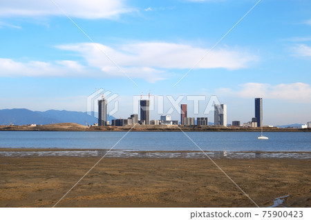 Island City, Fukuoka City, Fukuoka Prefecture, where development is progressing March 2021 Island City, Fukuoka City, Fukuoka Prefecture, where development is progressing March 2021 75900423